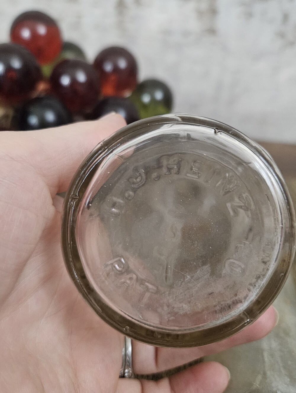 Vintage Glass Jars Found Object Nevada Mining VTG Decor Heinz Anchor - Picture 8 of 15